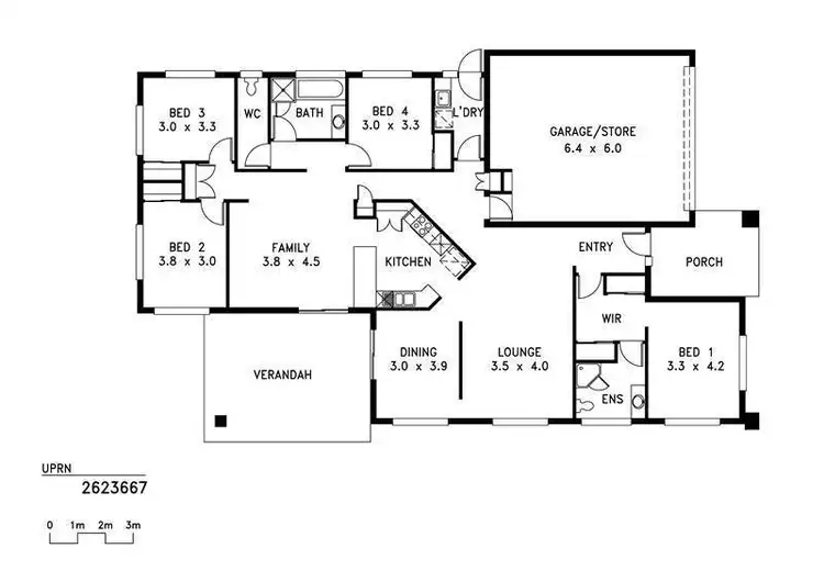Floorplan of Homely house listing, 9 LUCY CLOSE, Kanimbla QLD 4870