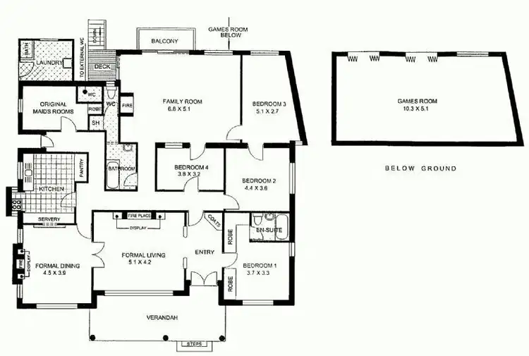 Floorplan of Homely house listing, 11 Melrose Crescent, Mount Lawley WA 6050