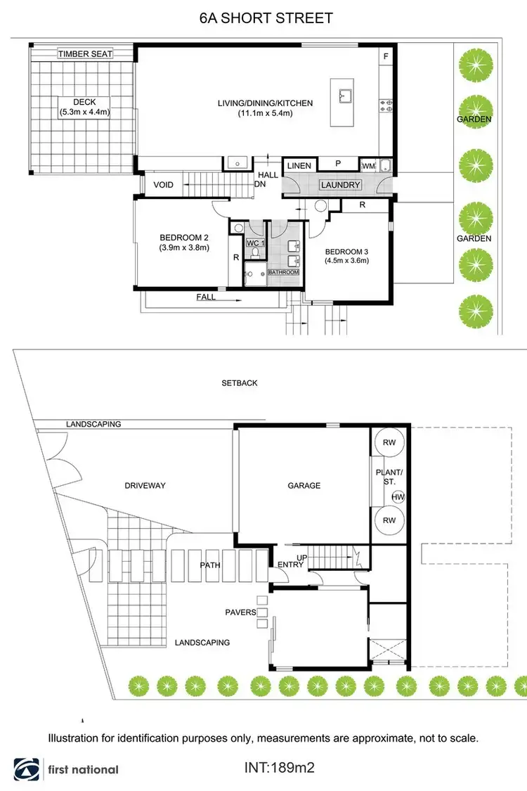 Floorplan of Homely house listing, 6A Short Street, Byron Bay NSW 2481