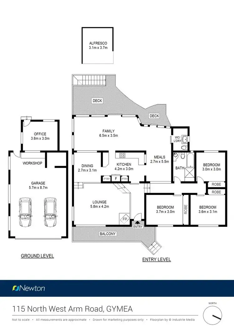 Floorplan of Homely house listing, 115 North West Arm Road, Gymea NSW 2227