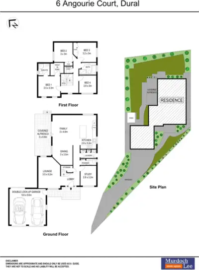 Floorplan of Homely house listing, 6 Angourie Court, Dural NSW 2158