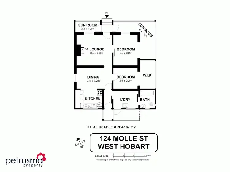 Floorplan of Homely house listing, 124 Molle Street, West Hobart TAS 7000