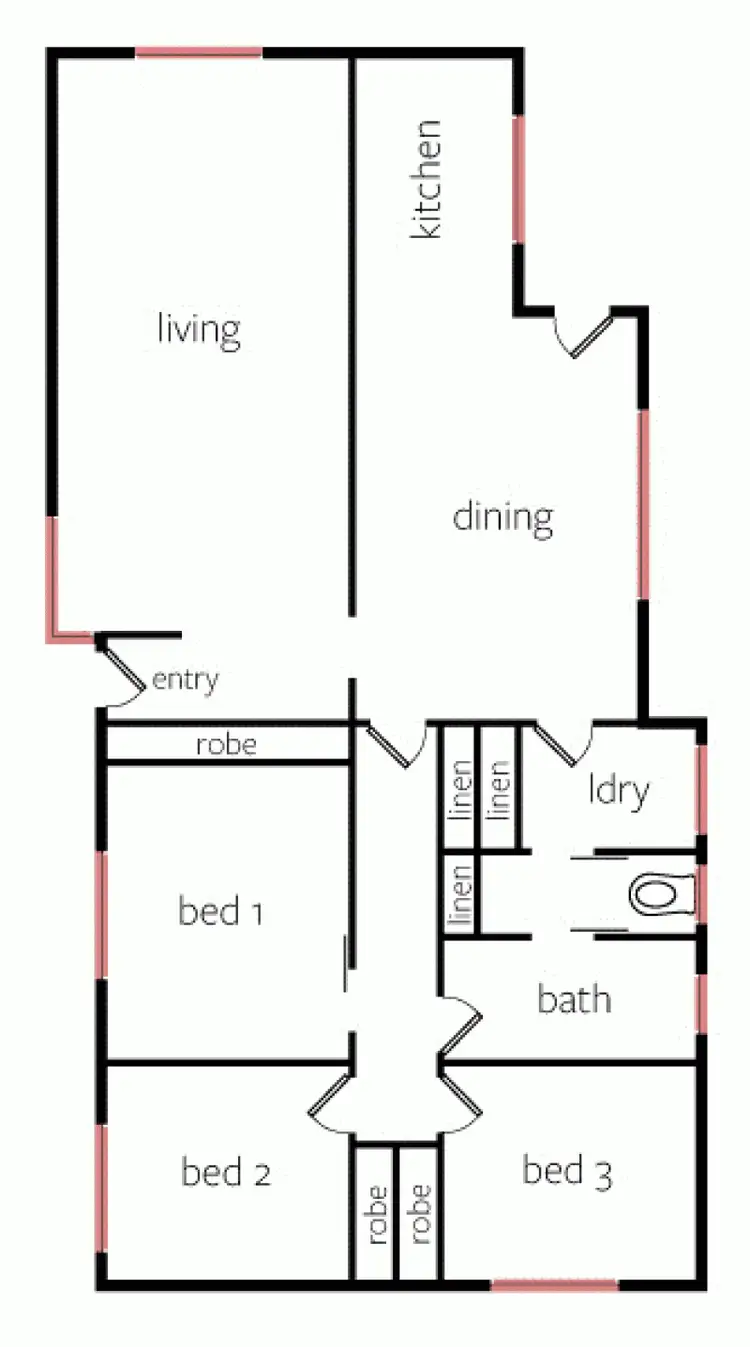 Floorplan of Homely house listing, 27 Felstead Avenue, Horsham VIC 3400