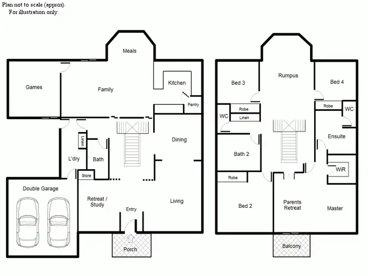 Floorplan of Homely house listing, 18 Warrumbungle, Forest Lake QLD 4078