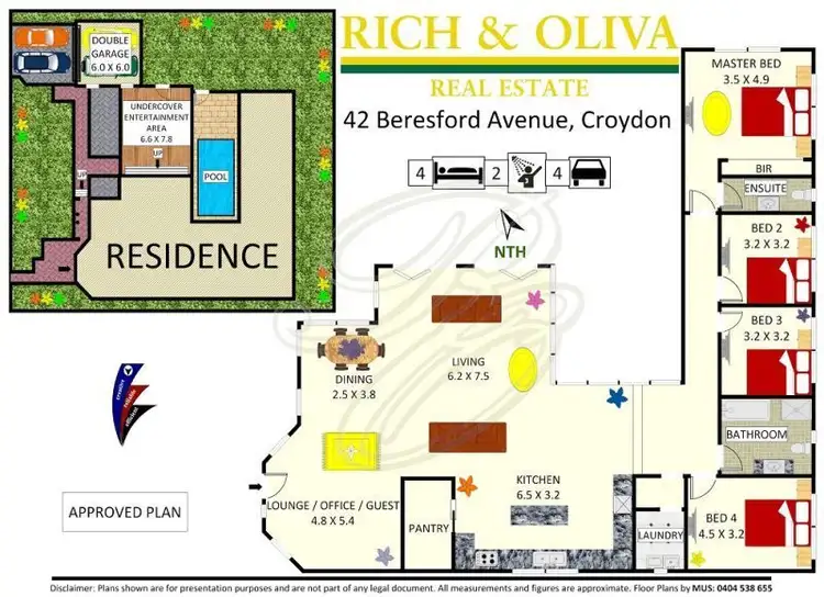 Floorplan of Homely house listing, 42 Beresford Avenue, Croydon Park NSW 2133