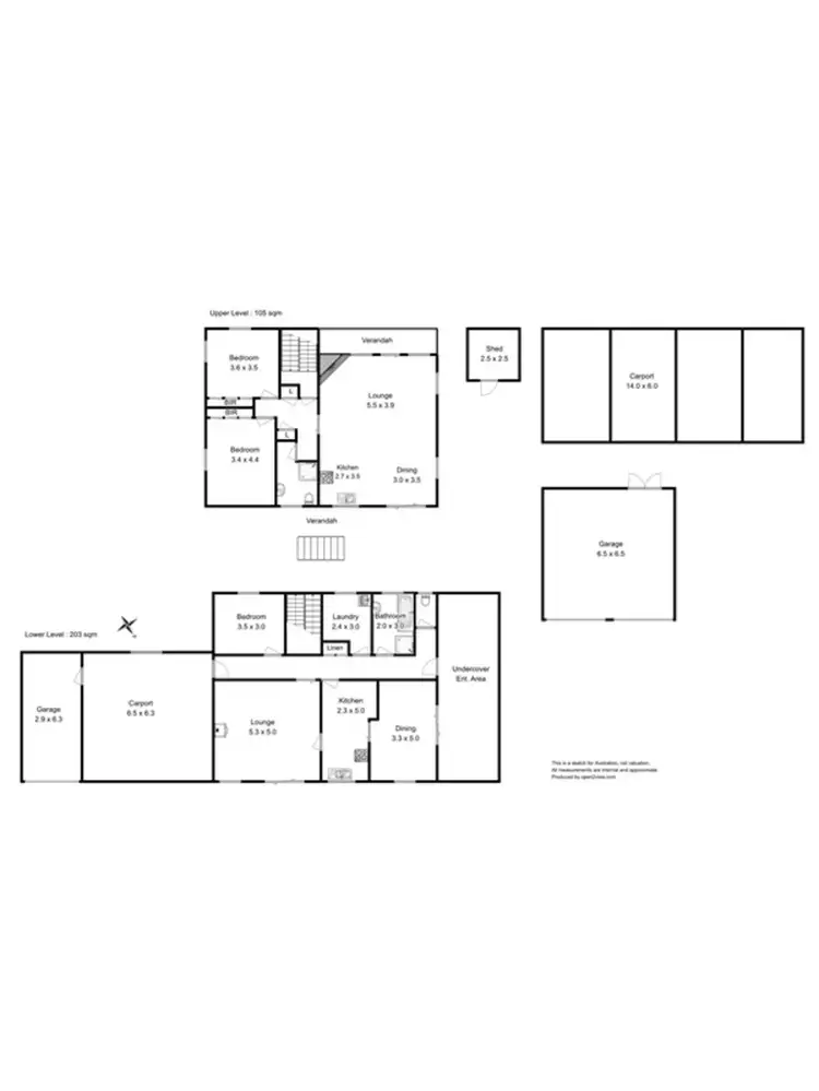 Floorplan of Homely house listing, 5691 Channel Highway, Verona Sands TAS 7112