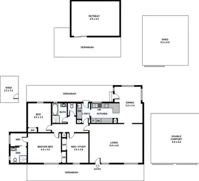 Floorplan of Homely house listing, 17 Frederik Street, Port Elliot SA 5212