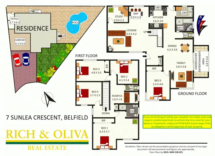 Floorplan of Homely house listing, 7 Sunlea Crescent, Belfield NSW 2191