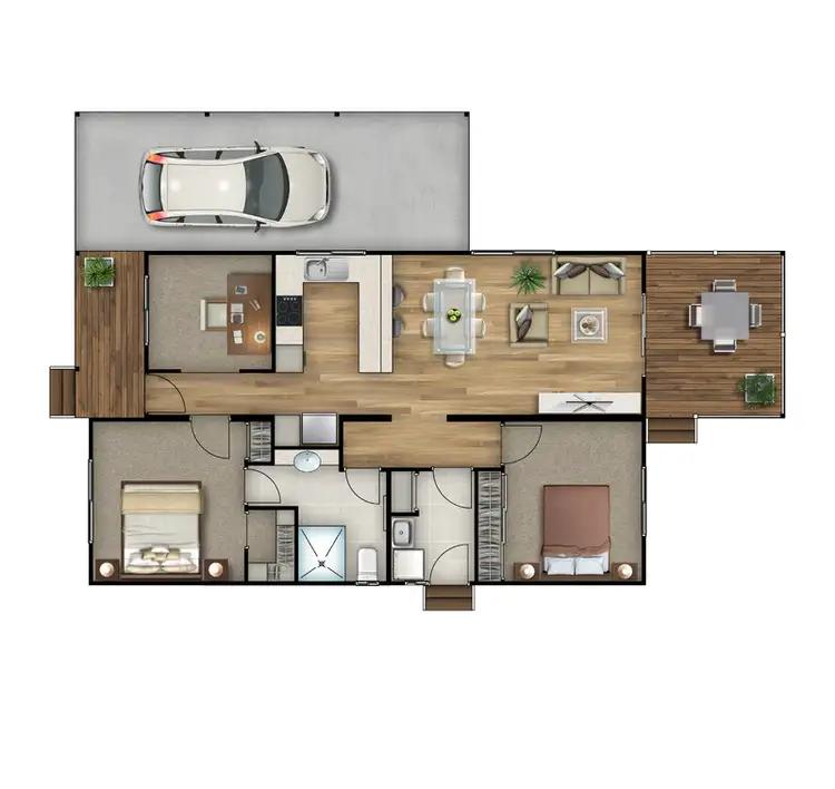 Floorplan of Homely house listing, 2/508 Catherine Crescent, Lavington NSW 2641