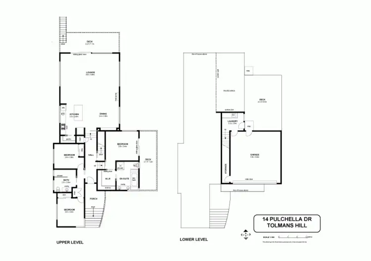 Floorplan of Homely house listing, 14 Pulchella Drive, Tolmans Hill TAS 7007