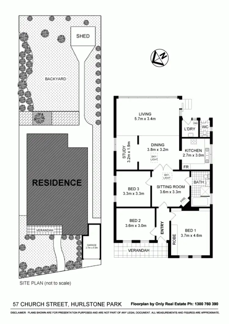 Floorplan of Homely house listing, 57 Church Street, Hurlstone Park NSW 2193