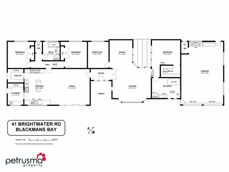 Floorplan of Homely house listing, 41 Brightwater Road, Blackmans Bay TAS 7052