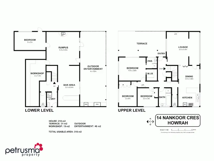 Floorplan of Homely house listing, 14 Nankoor Cresent, Howrah TAS 7018