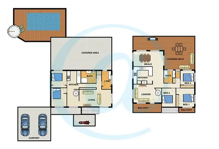 Floorplan of Homely house listing, 8 Carissa St, Shailer Park QLD 4128
