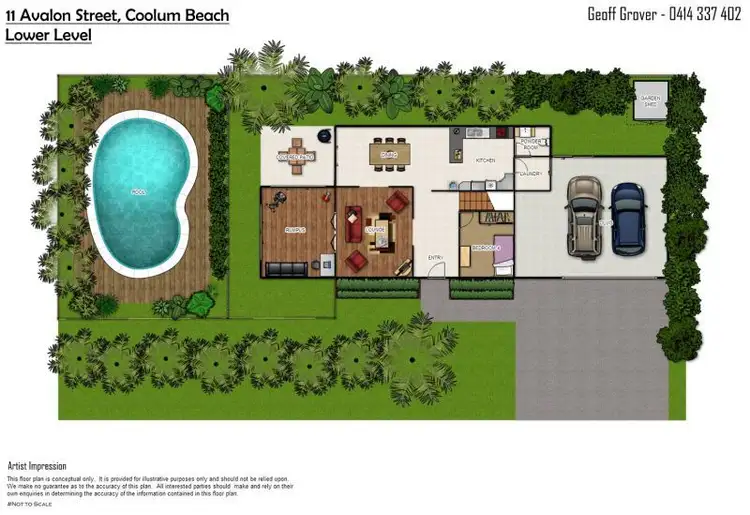 Floorplan of Homely house listing, 11 Avalon Street, Coolum Beach QLD 4573