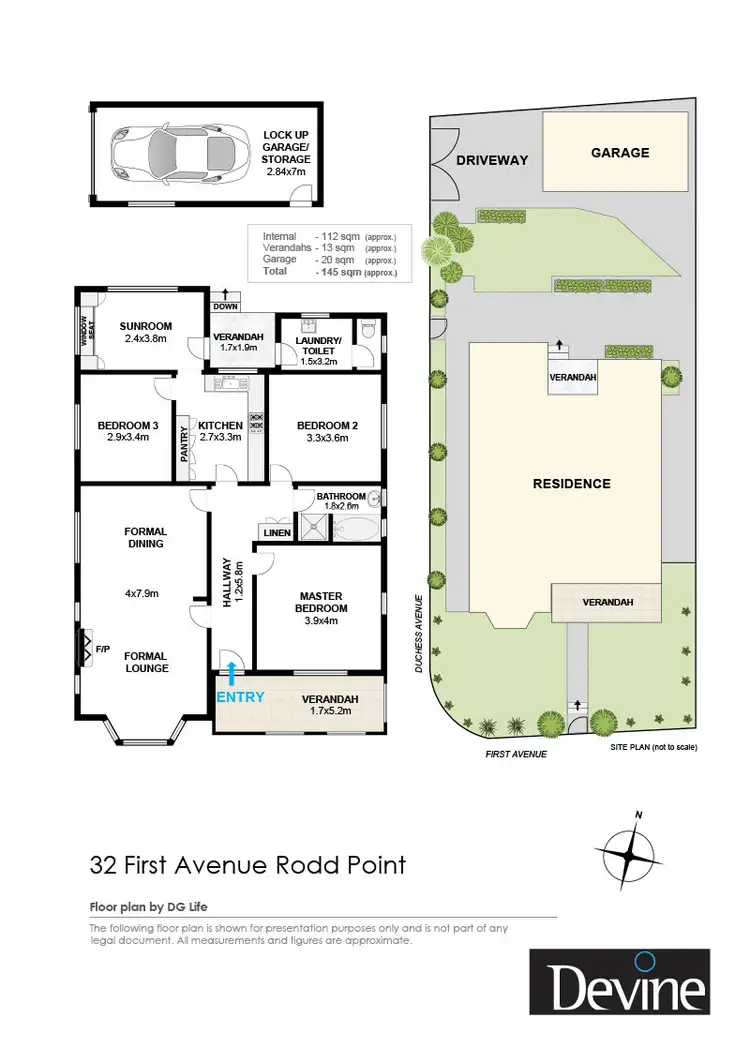 Floorplan of Homely house listing, 32 First Avenue, Rodd Point NSW 2046