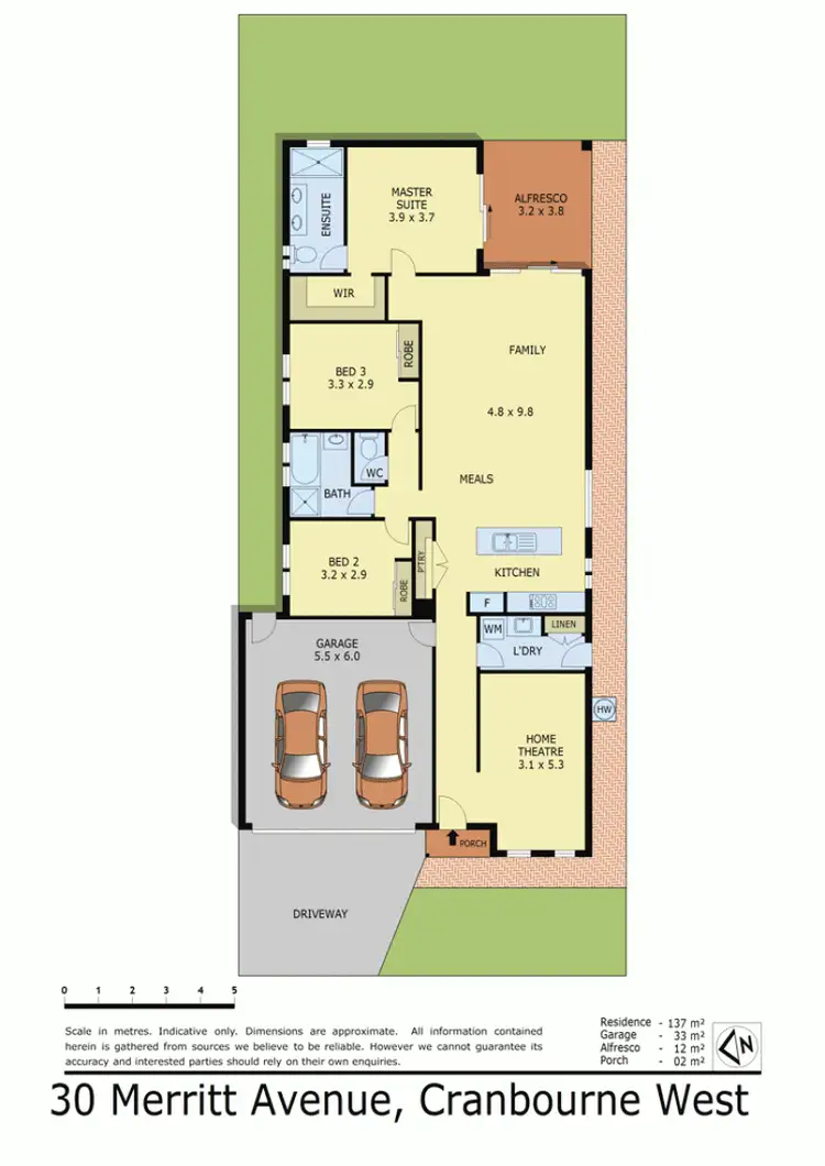 Floorplan of Homely house listing, 30 MERRITT AVENUE, Cranbourne West VIC 3977