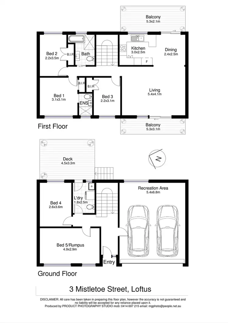 Floorplan of Homely house listing, 3 Mistletoe Street, Loftus NSW 2232