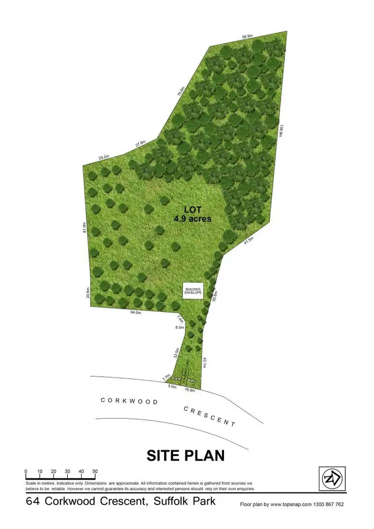 Floorplan of Homely land listing, 64 Corkwood Crescent, Suffolk Park NSW 2481