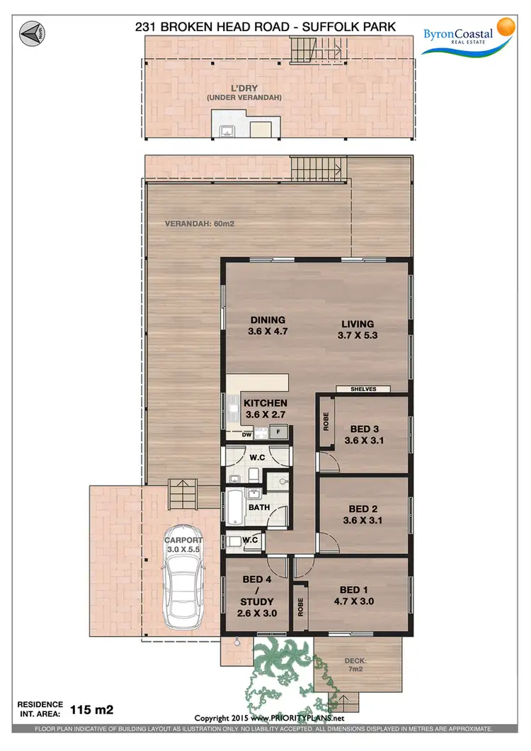 Floorplan of Homely house listing, 231 Broken Head Road, Suffolk Park NSW 2481