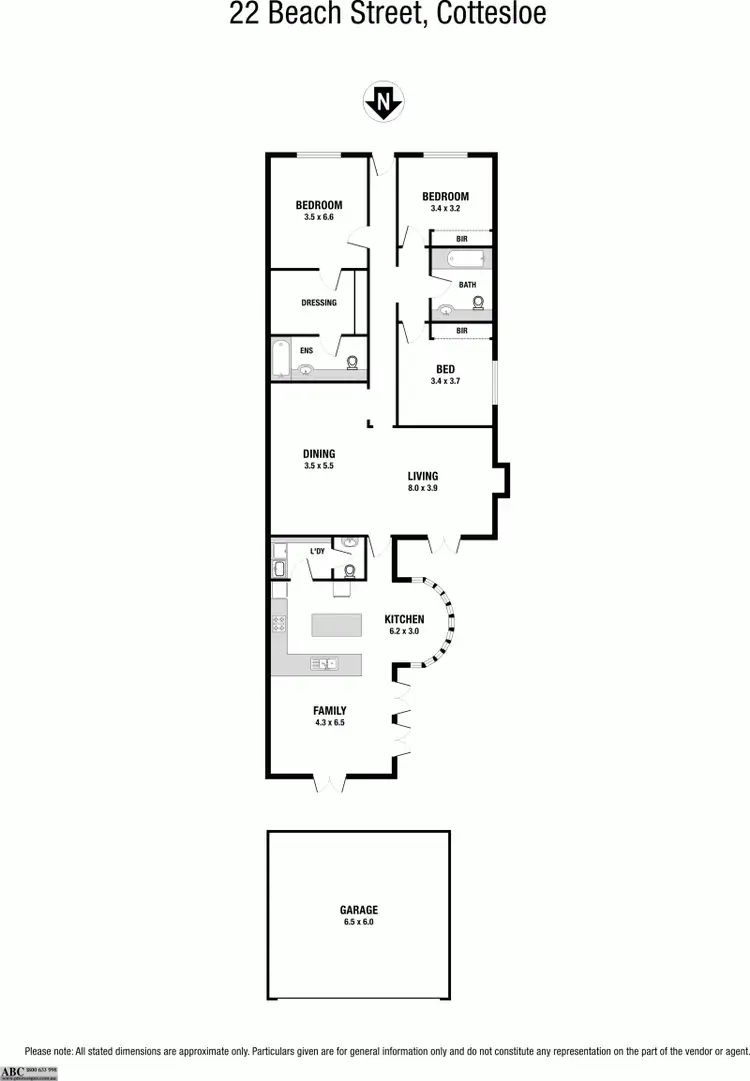 Floorplan of Homely house listing, 22 Beach Street, Cottesloe WA 6011