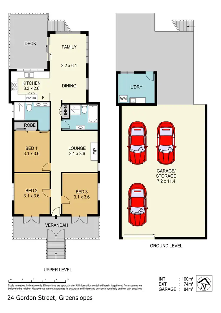 Floorplan of Homely house listing, 24 Gordon Street, Greenslopes QLD 4120