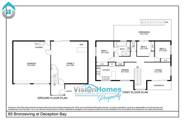 Floorplan of Homely house listing, 65 Bronzewing, Deception Bay QLD 4508