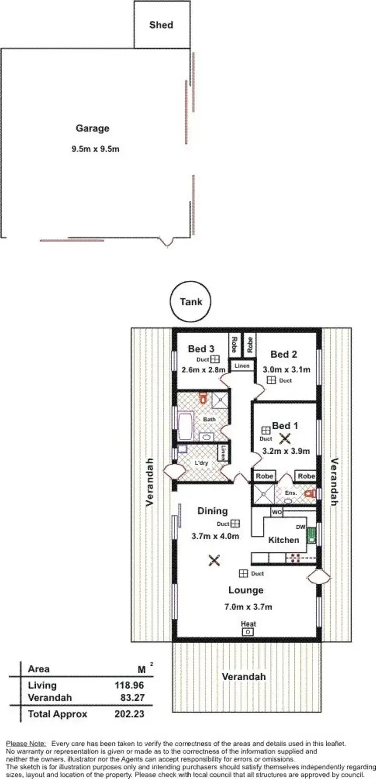 Floorplan of Homely house listing, Address available on request