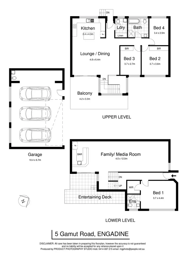 Floorplan of Homely house listing, 5 Gamut Road, Engadine NSW 2233