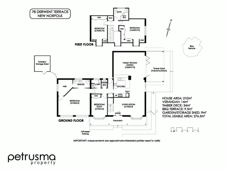 Floorplan of Homely house listing, 78 Derwent Terrace, New Norfolk TAS 7140