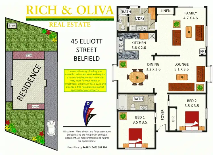 Floorplan of Homely house listing, 45 Elliott Street, Belfield NSW 2191