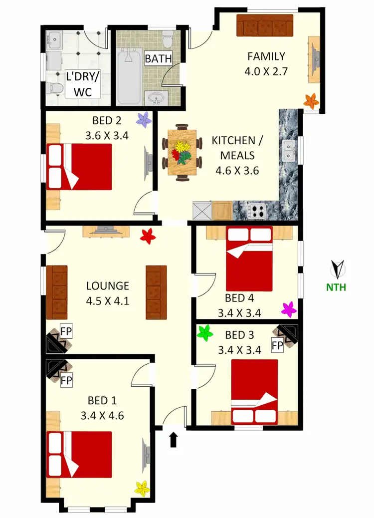 Floorplan of Homely house listing, 44 Thomas Street, Ashfield NSW 2131