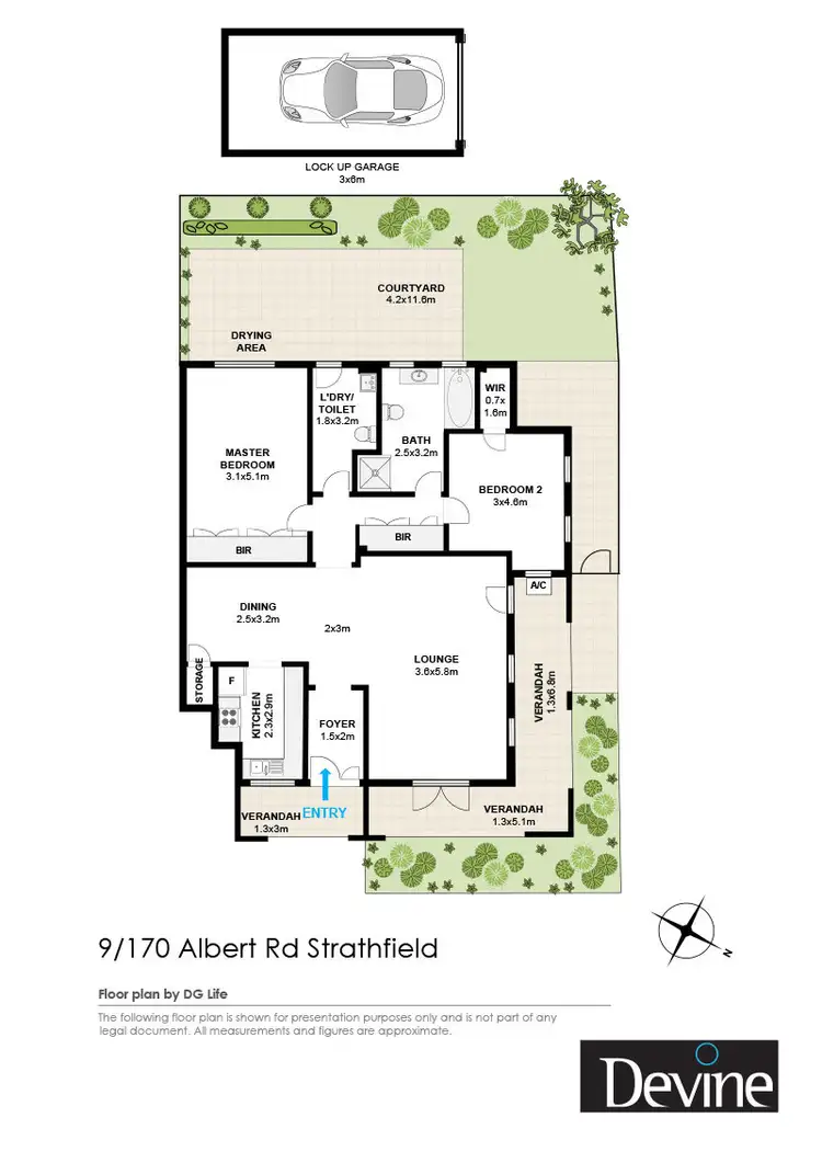 Floorplan of Homely apartment listing, 9/168-170 Albert Road, Strathfield NSW 2135