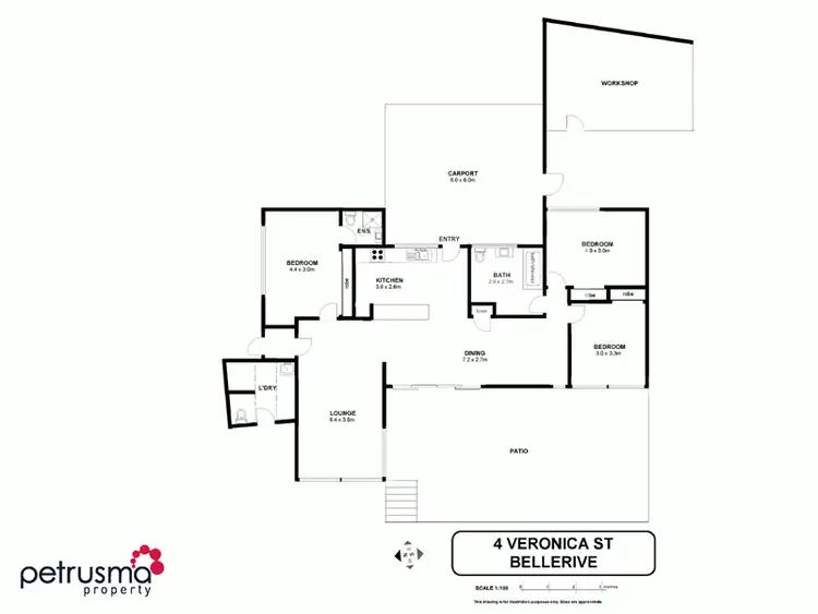 Floorplan of Homely house listing, 4 Veronica Street, Bellerive TAS 7018