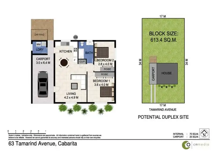 Floorplan of Homely house listing, 63 Tamarind Ave, Cabarita Beach NSW 2488