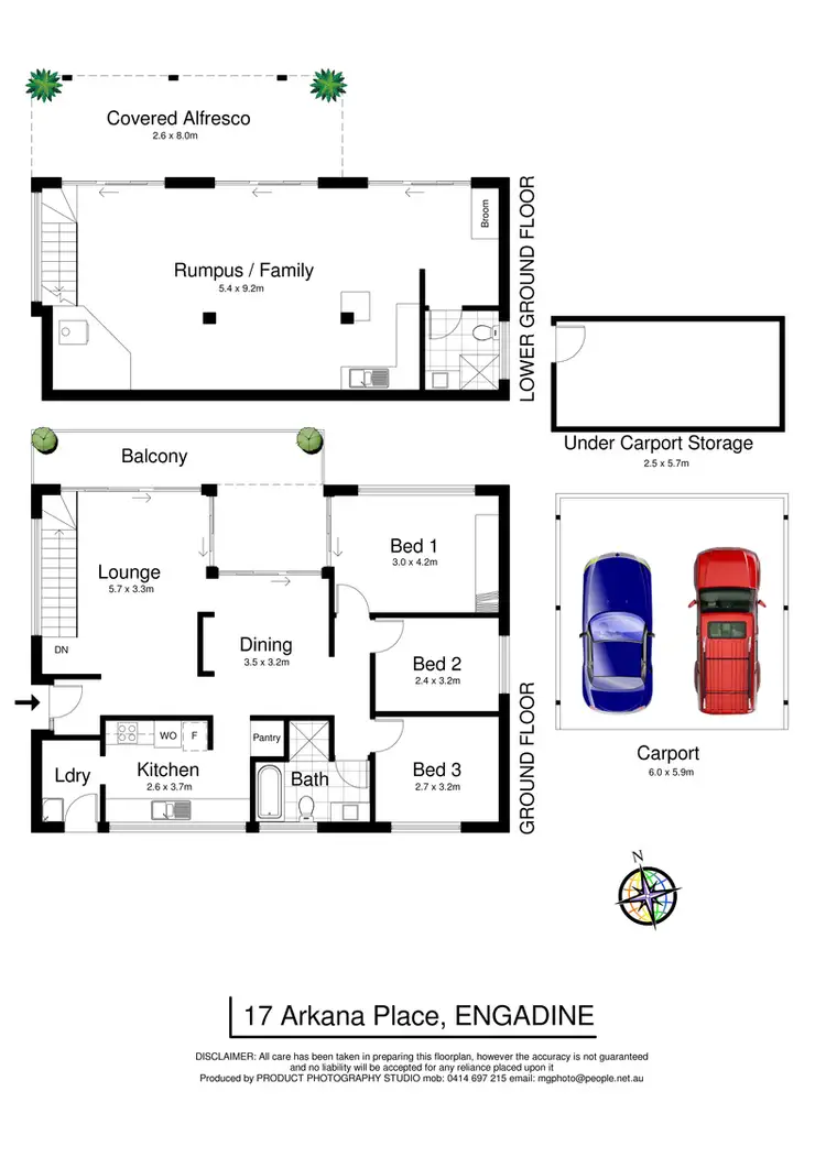 Floorplan of Homely house listing, 17 Arkana Place, Engadine NSW 2233