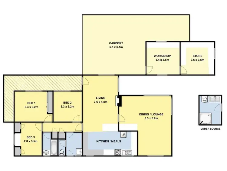 Floorplan of Homely house listing, 5 Betleigh Street, Anglesea VIC 3230