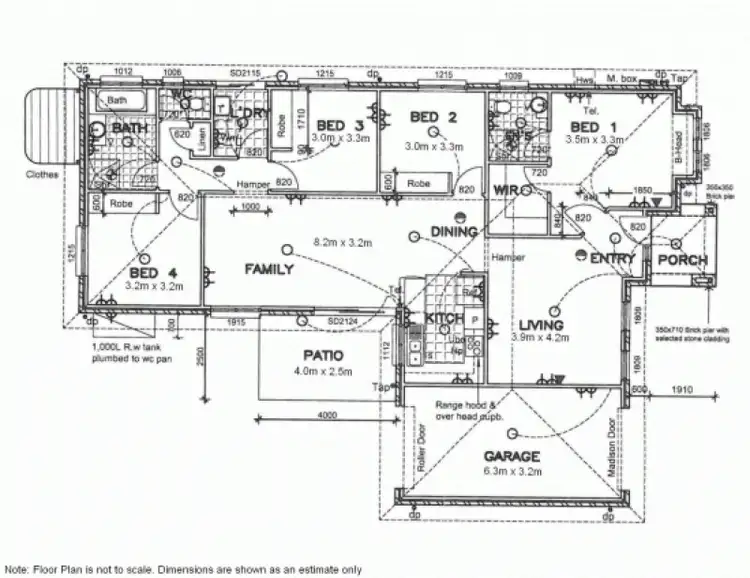 Floorplan of Homely house listing, Address available on request