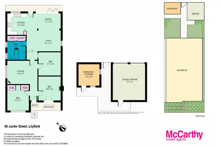 Floorplan of Homely house listing, 48 Justin Street, Lilyfield NSW 2040