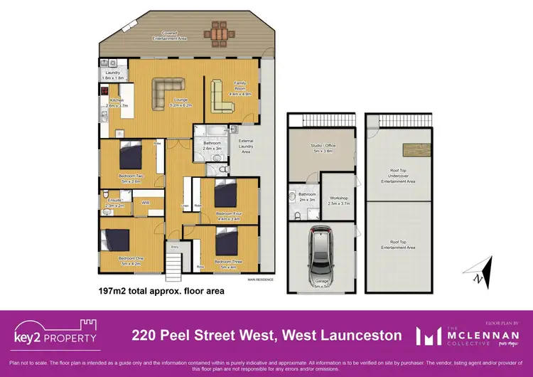Floorplan of Homely house listing, 220 Peel Street, Summerhill TAS 7250