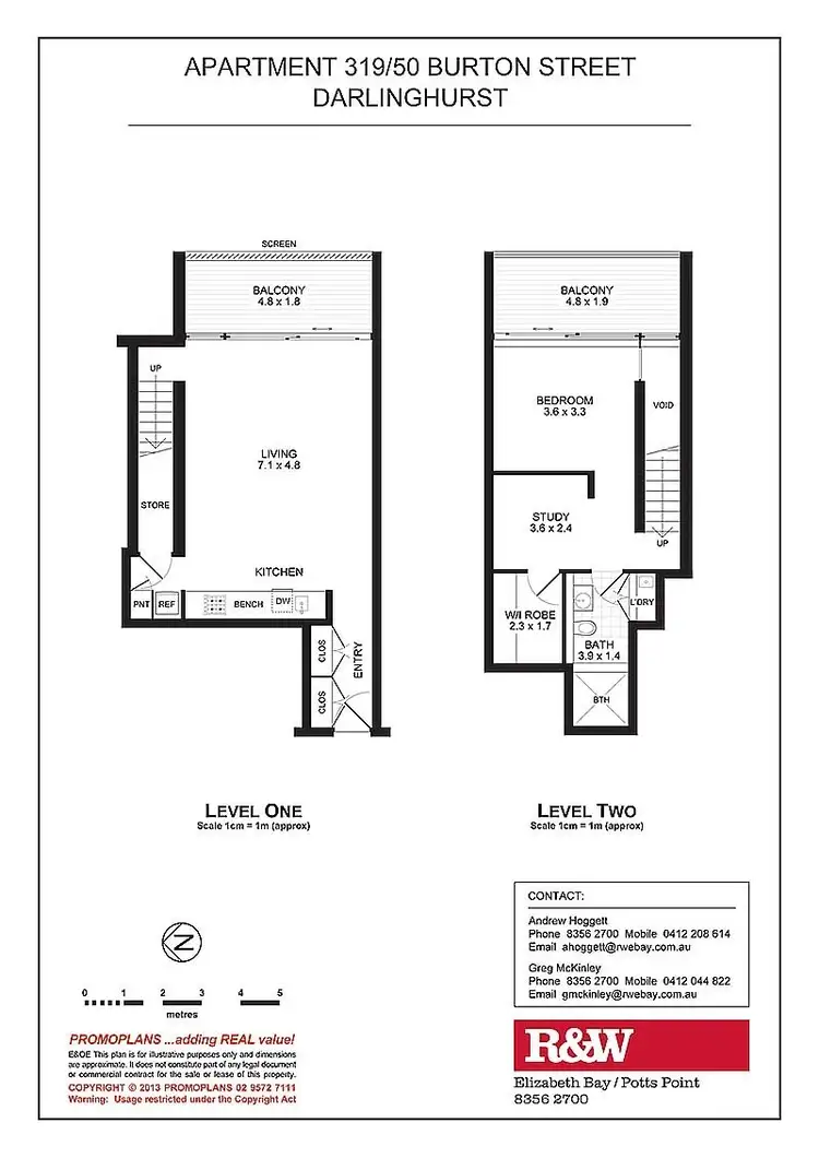 Floorplan of Homely apartment listing, 319/50 Burton Street, Darlinghurst NSW 2010