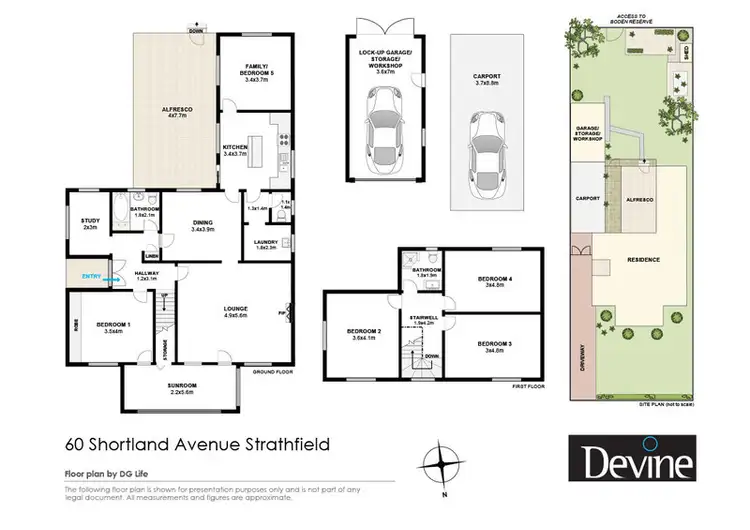 Floorplan of Homely house listing, 60 Shortland Avenue, Strathfield NSW 2135
