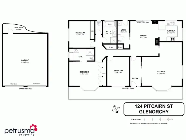 Floorplan of Homely house listing, 124 Pitcairn Street, Montrose TAS 7010