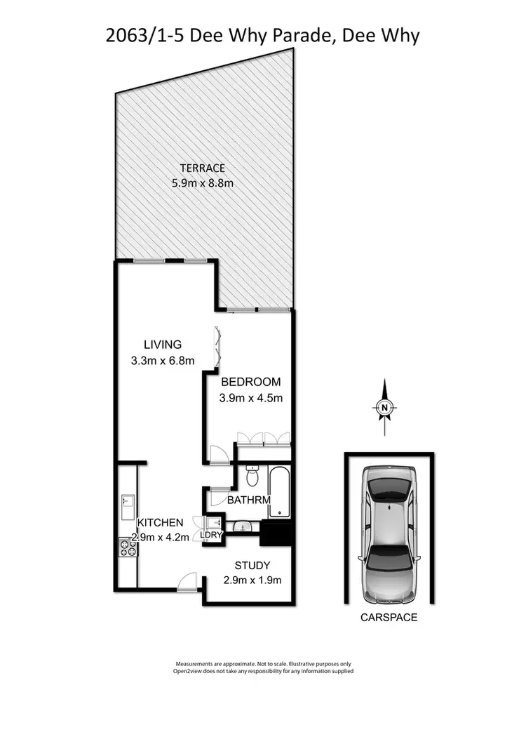 Floorplan of Homely apartment listing, 2063/1-5 Dee Why Parade, Dee Why NSW 2099