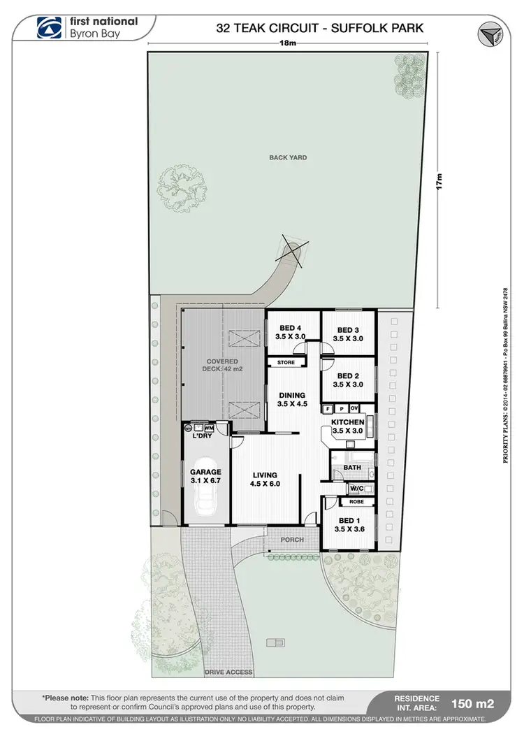 Floorplan of Homely house listing, 32 Teak Circuit, Suffolk Park NSW 2481