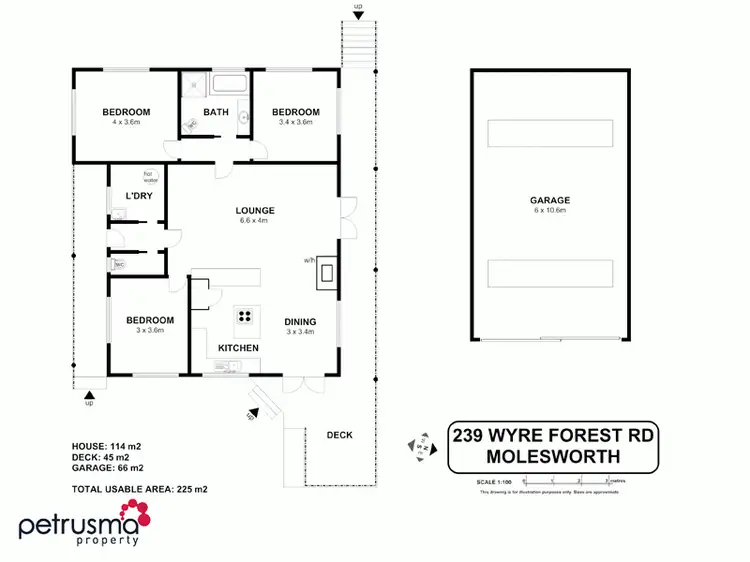 Floorplan of Homely house listing, 239 Wyre Forest Road, Molesworth TAS 7140