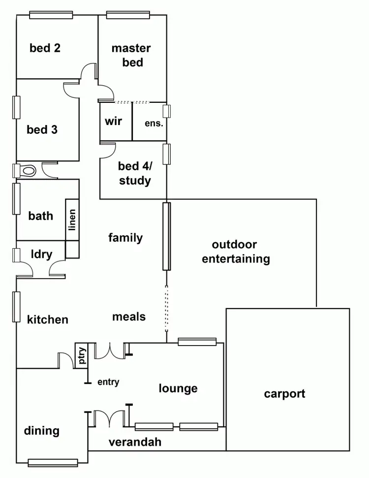 Floorplan of Homely house listing, 15 Penny Avenue, Horsham VIC 3400