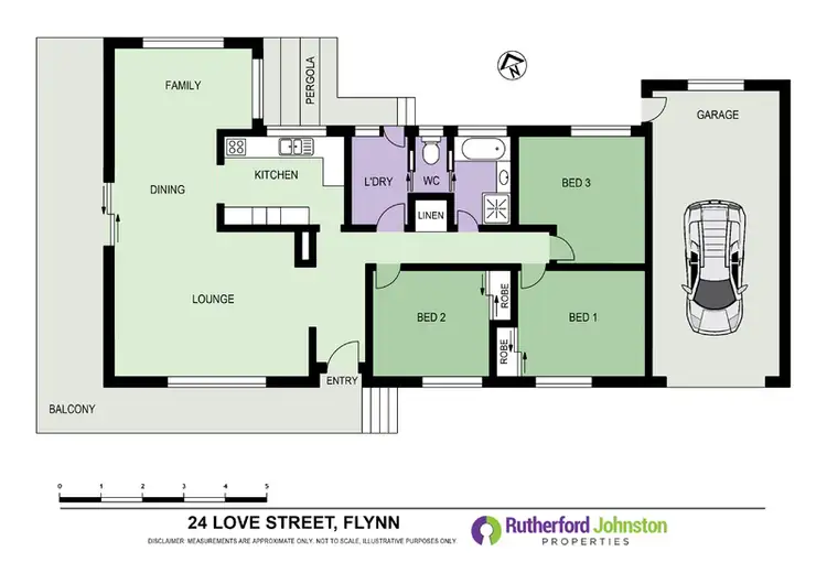 Floorplan of Homely house listing, 24 Love, Flynn ACT 2615