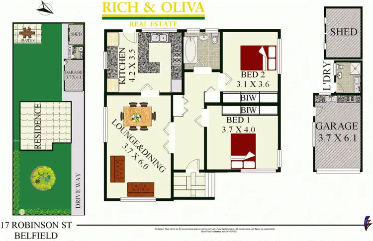Floorplan of Homely house listing, 17 Robinson Street, Belfield NSW 2191