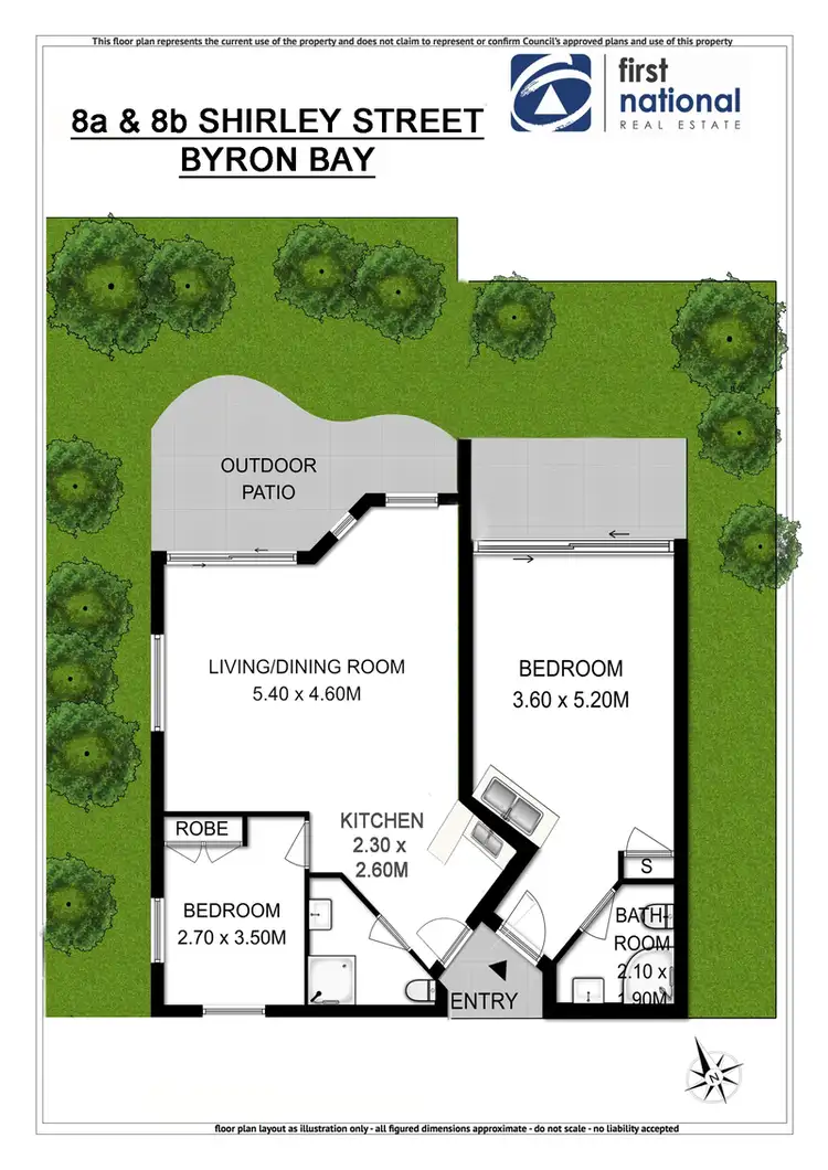 Floorplan of Homely unit listing, 8/35 Shirley Street, Byron Bay NSW 2481